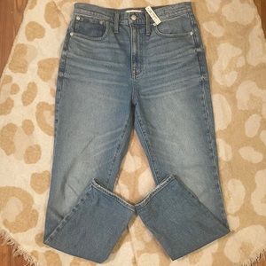 Madewell High Rise Slim Boy Jean